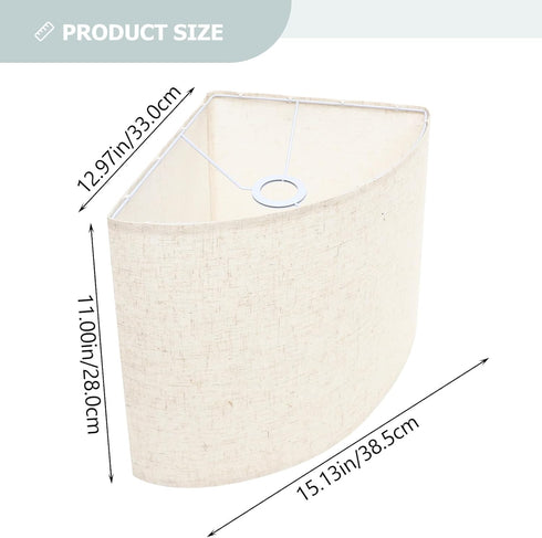 UPKOCH Linen Lampshade for Table and Floor Lamps Versatile Desk Lamp Cover Replacement Decorative Light Shade