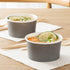 8-Ounce 50 Frozen Coppetta Dessert Cups, Disposable Ice Cream Cups - Lids Sold Separately, Sturdy, Gray Paper Yogurt