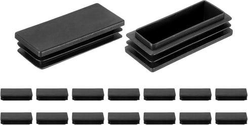 uxcell 16 Pcs Rectangle Tubing End Caps 2 3/4 x 1 5/32
