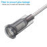 16Ga 0.5 Inch 10Pcs PATIKIL x Dispensing Needle Tips, Stainless Steel and Plastic Glue Needle Tube Blunt Tips with Luer