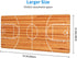 Basketball Gaming Mouse Pad XL, Large Non-Slip Rubber Mousepad, Stitched Edges, Long Extended Mouse Pad, 31.5'' X 11.8''