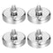 Limbeuuu 4 Packs Super Strong Neodymium Round Magnet with M8 Male Thread Nuts