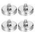 Limbeuuu 4 Packs Super Strong Neodymium Round Magnet with M8 Male Thread Nuts