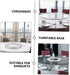 Alipis Alloy Heavy Duty Turntable Bearing for Dining Tables Sturdy Rotating Base for Art Displays Tv Stands and More
