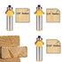 Yakamoz 6Pcs 1/2 Inch Set Shank Round-Over Router Bits Corner Rounding Edge-Forming Roundover Beading Router Bit