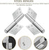 1Pair KALLORY Heavy Duty Stainless Steel Lift Off Hinges Detachable Flag Door Hinges for Easy Installation Durable