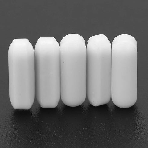 5Pcs 5x15mm PTFE Magnetic Stirrer Mixer Type C Stir Bars, Laboratory PTFE Stirring Rod