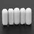 5Pcs 5x15mm PTFE Magnetic Stirrer Mixer Type C Stir Bars, Laboratory PTFE Stirring Rod