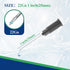 100Pcs 22 Gauge 1 Inch Luer Lock for Industrial Lab, Measuring and Plants, Individually Sealed Packaged