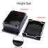 Junction Box IP65 Waterproof Dustproof ABS Plastic Electric Project Enclosure with Fixed Ear, Black, 4.5x3.5x2.2 inch