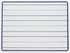 School Smart Lined Dry Erase Boards, 9 x 12 Inches, Pack of 10