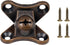 24Pcs Zinc Alloy Right Angle Support Brackets for Corner Shelving - Red Bronze