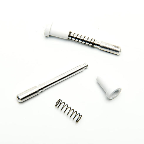 25-Pack White Window Screen Plunger Latches, 5/32" X 1-1/2", Made in The USA