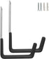 Heavy Duty Steel Hooks, Garage Storage Utility Organizer, Wall Mount Tool Hangers (2 Pack)