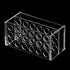 Clear Acrylic Test Tube Holder Rack for 18 Holes, Tube Vial Holder, Makeup Brushes Drying Rack for 10ml 15ml Test Tubes