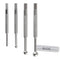 Accusize Industrial Tools 4 Pc Small Hole Gauge Set, Ball Type, inch/mm, 1/8 to 1/2