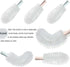6 Pack 28" Long Bottle Brush Heads, Nylon Bristles, Bendable Replaceable Brush Heads