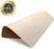 Leather Mouse Pad with Stitched Edge, Micro-Fiber Base, Non-Slip Waterproof, 8x11 Inch, Milky White