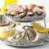 2pcs UPKOCH Stainless Steel Seafood Display Rack Food Tray Holder for Home and Restaurant Creative Seafood Stand