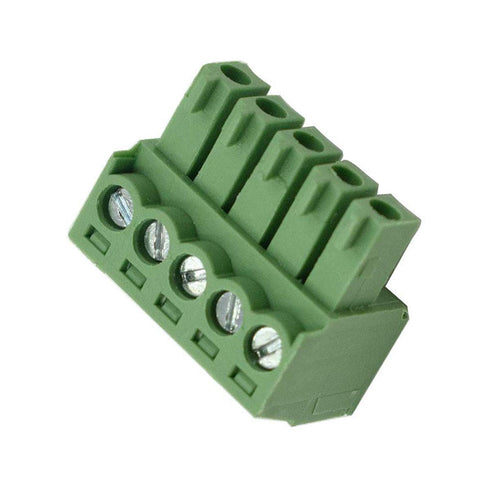 300V 8A KF2EDGK 5 Pin Pluggable PCB Screw Terminal Block Connector Green, Pack of 25, 3.5mm Pitch