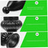 STOBOK 2pcs Decorative Lamp Finial Knob for Floor and Table Lamps Black Aluminum Harp Frame Shade Decor Internal Thread