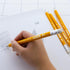 BAZIC Pencil Wood Pre-Sharpened #2 HB Jumbo Pencils - Premium Yellow Pencils for School Office (4/Pack), 2-Packs