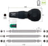 220W-3NMC Vessel Ball Grip Replacement Screwdriver with Screw Mag Catcher Plus, Negative, Posi Drive