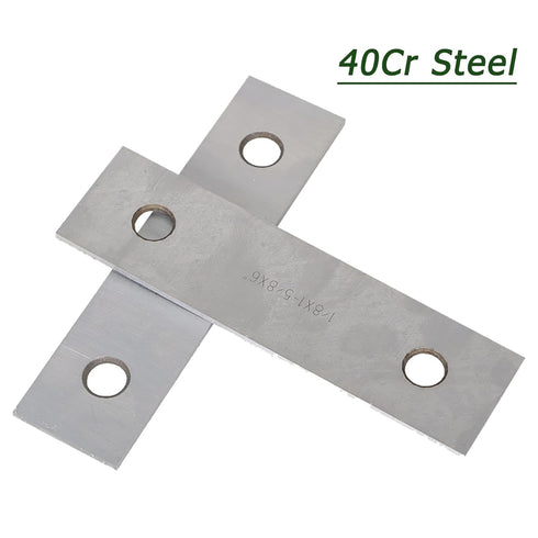 10 Pair 1/8 x 6 Matched Parallel Bar, 0.0002 Parallelism, 1/2 to 1-5/8 Alloy Steel Machinist Thin Parallel Tool Set