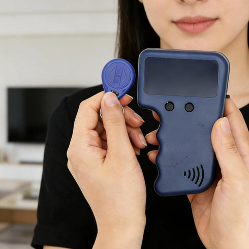 Deskium 125 6 5.7 3.7 2 Handheld Reader Writer Id Copier, Khz, With Cards And Key Fobs, For Access Control, X X