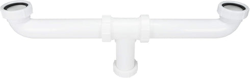 Danco 50974 Plastic Center Outlet Waste Drain Pipe, 1-1/2 in, White
