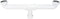 Danco 50974 Plastic Center Outlet Waste Drain Pipe, 1-1/2 in, White