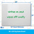 Flipside FLP13648 Unframed Dry Erase Board Set, 1 Each, White