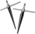 2Pcs Bridge Pin Hole Reamer Set, 3-13mm(1/8''-1/2'') & 5-16mm( -5/8") T Handle Taper Reamer, Chamfer Reaming Tool