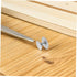 2pcs TEHAUX Shower Grab Bars Suction Cups No Drilling for Glass Cabinet Kitchen Bathroom Adhesive Handles