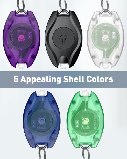 10 Pack 14 5 Uniclife LED Keychain Flashlight Mini LED Keychain Light Lumen Portable Ultra Bright Battery Powered Key