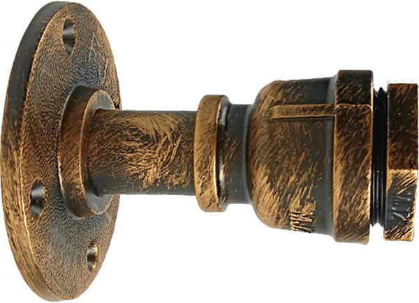 Holibanna Vintage Industrial Wall Lamp Iron Bedside Wall Sconce Rust Finish Retro