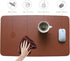 Hoki Found - L Waterproof Dual-Sided Desk Pad, Leather Desktop Pad for Keyboard and Mouse, Non-Slip Computer & Laptop