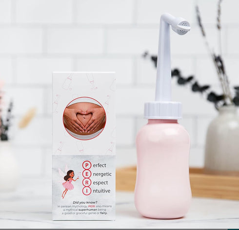 Bottle for Perineal Recovery Postpartum Care, 360 ml (12 oz) with Angled Spout for Personal Hygiene