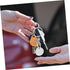 1piece GANAZONO Trolley Tokens Key Quarter Keychain Holder Shopping Cart Coin Keyring for Women
