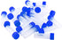 Twdrer 50PCS 5ml Plastic Graduated Vial Tubes, Small Test Sample Bottles with Screw Caps