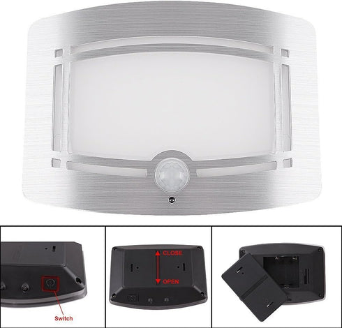 Dimmable Pack Closet Motion Sensor Wall Lamps Battery Operated Wall Sconce Wall Light One Perfect for Hallway Stairway