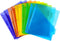 Multicolor Plastic Binder Dividers with One Front Pocket, Tab Binder Divider for 3 Ring Binder, 10 Pack