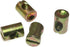 RLECS 12pcs M6 Pozidriv Hammer M6 15mm Slotted Barrel Nuts Cross Dowels Slotted Nuts Horizontal Hole Nut Embedded Nut