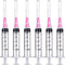 100 Pack 5ml Sterile Plastic Syringes with 18Ga for Scientific Labs, Liquids Dispensing and Measuring Tools