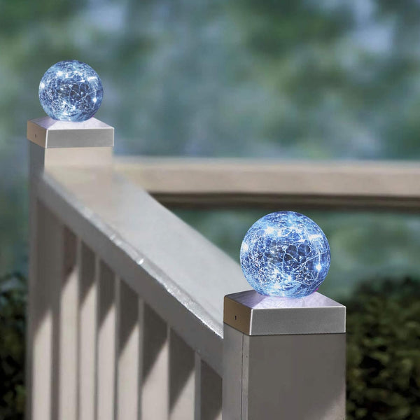 SUNNYPARK Solar Post Cap Lights Deck Fence 4x4 Outdoor Lighting for Garden, Patio