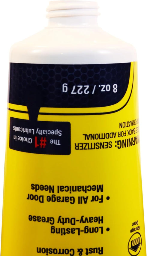 8oz AGS Company Garage Door Grease, Lubricant, Protect and Lubricate, Prevent Rust and Corrosion on Garage Doors, Stop