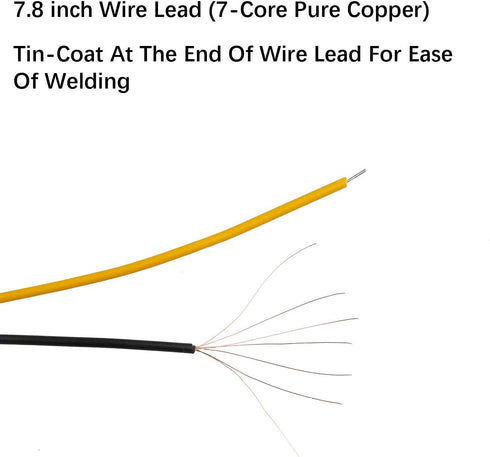 30pcs 12 5mm 7.9 inch 12v Volt White LED Lights Emitting Diodes Pre Wired DC LED Light Clear Lens Small LED Lamps