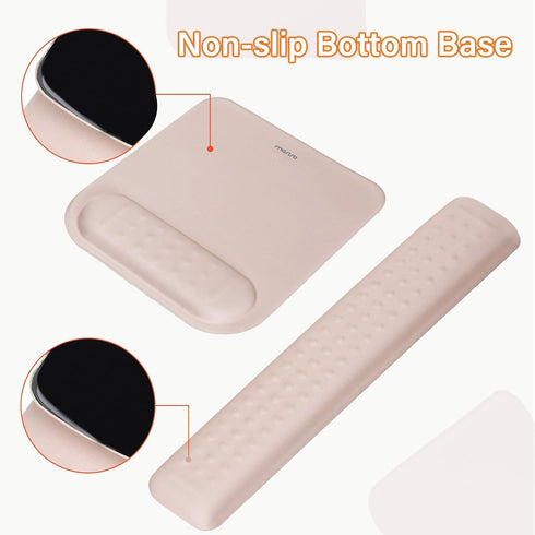 Set, Set, MOSISO Computer Keyboard Stand&Wrist Rest Support for Keyboard &Mouse Pad Ergonomic Massage Wrist Rest Easy