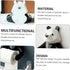 DIYEAH Panda Paper Holder Wall-Mounted No-Drill Design Resin Towel Rack for Bathroom and Kitchen Easy Installation