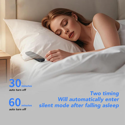 30 60 Portable Sleep Speaker, Bluetooth Pillow Speakers with White Noise, HiFi Stereo, Dual Timer Min, Under Pillow